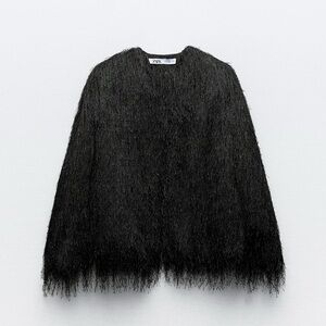 Zara fringed jacket S